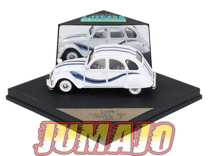 VIT205 Voiture 1/43 VITESSE : CITROEN 2CV France 3 1983 L205