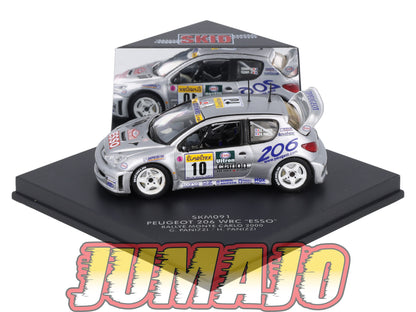 VIT91 Voiture 1/43 VITESSE : PEUGEOT 206 Esso Monte Carlo SKM091 2000 G.Panizzi