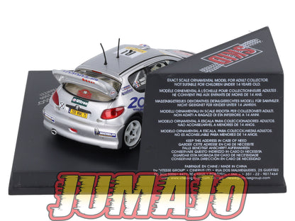 VIT91 Voiture 1/43 VITESSE : PEUGEOT 206 Esso Monte Carlo SKM091 2000 G.Panizzi