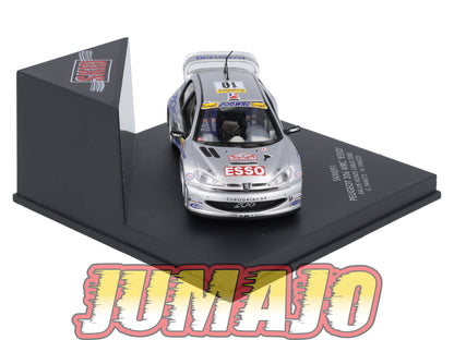 VIT91 Voiture 1/43 VITESSE : PEUGEOT 206 Esso Monte Carlo SKM091 2000 G.Panizzi