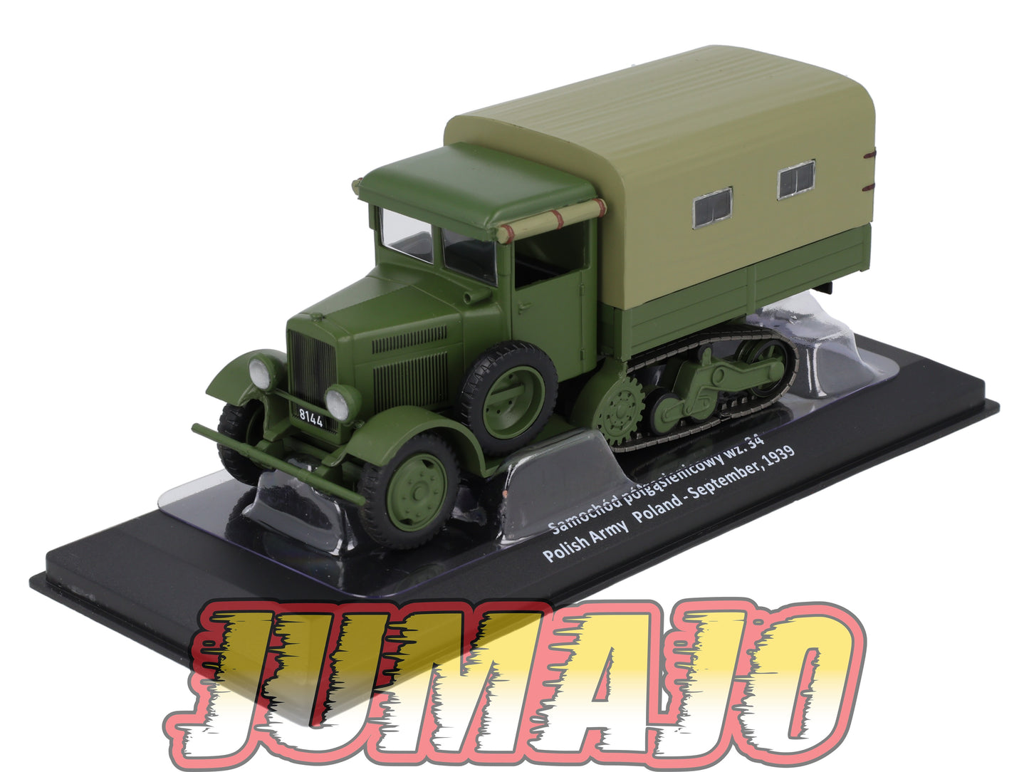 VM100 Voiture 1/43 IXO Altaya Militaires Samochód półgąsienicowy wz. 34 Pologne 1939