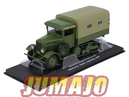 VM100 Voiture 1/43 IXO Altaya Militaires Samochód półgąsienicowy wz. 34 Pologne 1939
