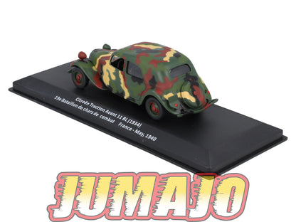VM101 Voiture 1/43 IXO Altaya Militaires CITROEN Traction Avant 11 BL France 1940