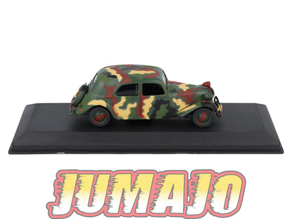 VM101 Voiture 1/43 IXO Altaya Militaires CITROEN Traction Avant 11 BL France 1940