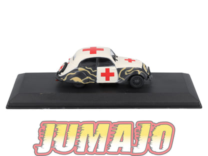 VM102 Voiture 1/43 IXO Altaya Militaires PEUGEOT 202 Croix Rouge Russie 1943