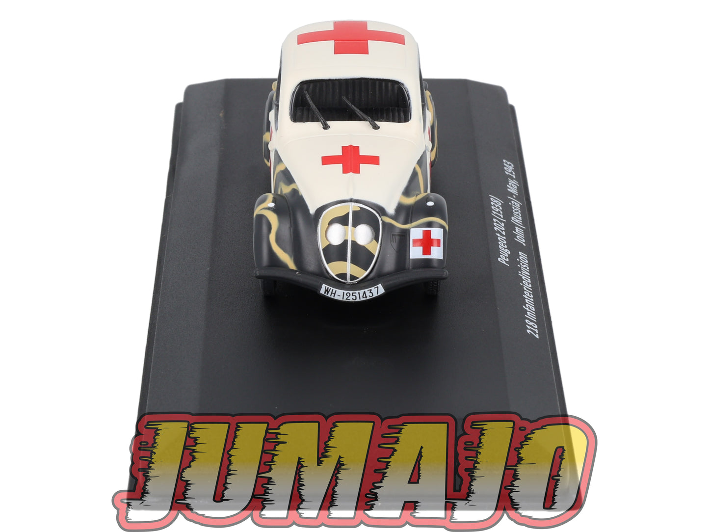 VM102 Voiture 1/43 IXO Altaya Militaires PEUGEOT 202 Croix Rouge Russie 1943