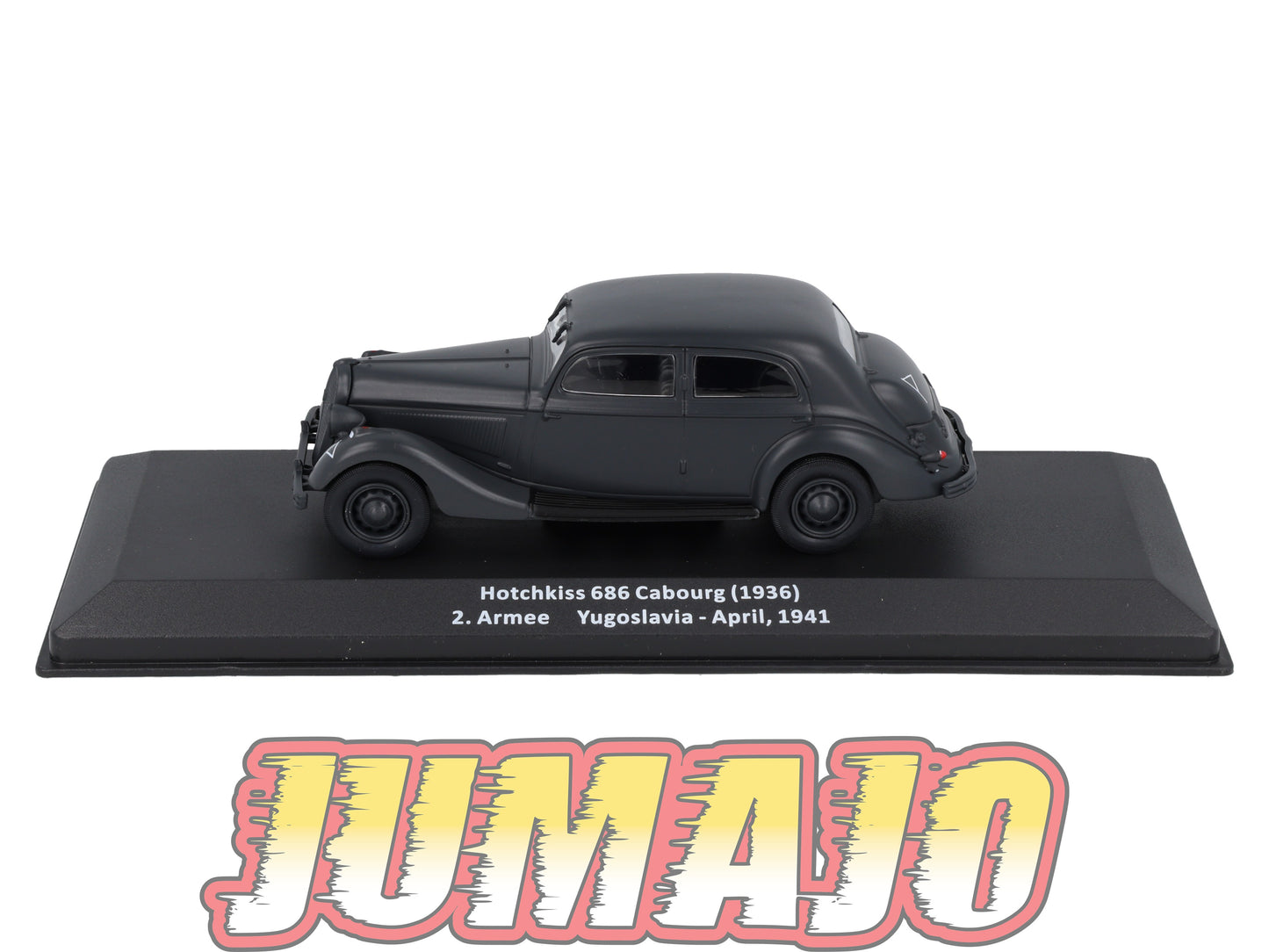 VM103 Voiture 1/43 IXO Altaya Militaires HOTCHKISS 686 Cabourg Yougoslavie 1941