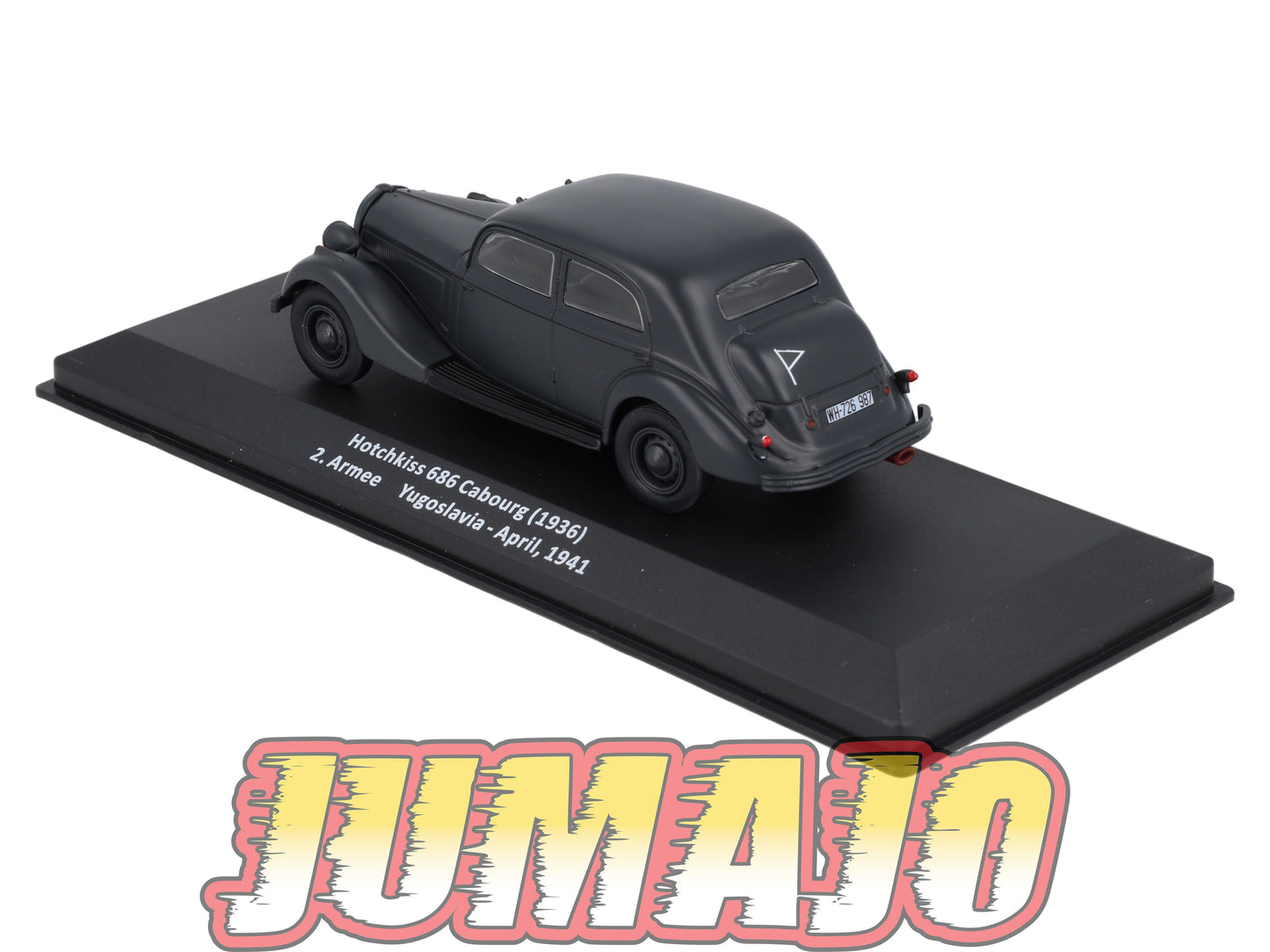 VM103 Voiture 1/43 IXO Altaya Militaires HOTCHKISS 686 Cabourg Yougoslavie 1941