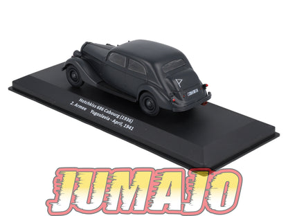 VM103 Voiture 1/43 IXO Altaya Militaires HOTCHKISS 686 Cabourg Yougoslavie 1941