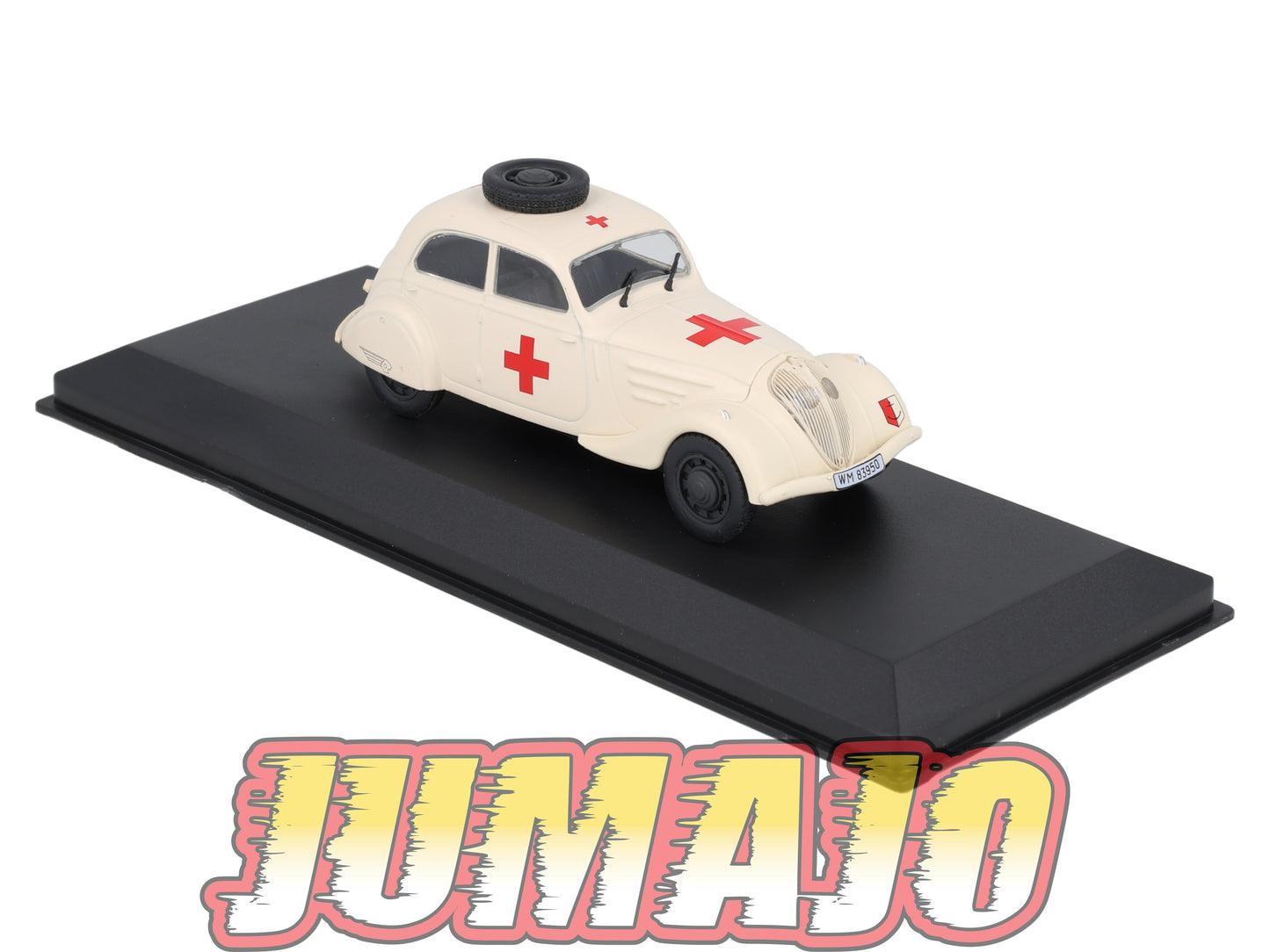 VM104 Voiture 1/43 IXO Altaya Militaires PEUGEOT 402B Légère Croix Rouge Allemagne 1942