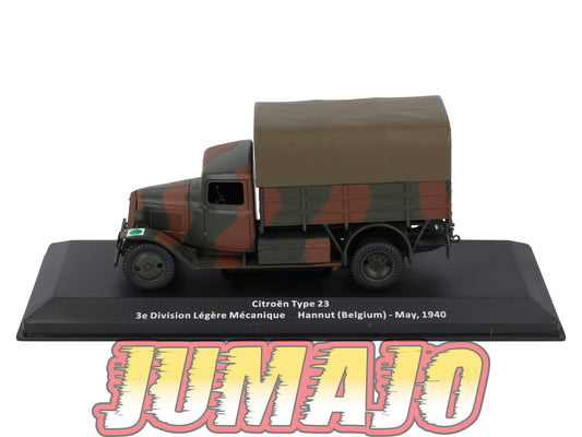 VM109 Voiture 1/43 IXO Altaya Militaire : CITROËN TYPE 23 BELGIQUE 1940