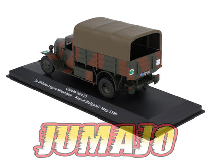 VM109 Voiture 1/43 IXO Altaya Militaire : CITROËN TYPE 23 BELGIQUE 1940