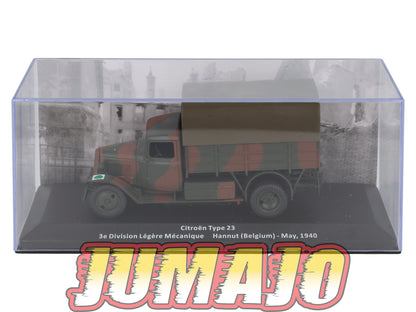 VM109 Voiture 1/43 IXO Altaya Militaire : CITROËN TYPE 23 BELGIQUE 1940