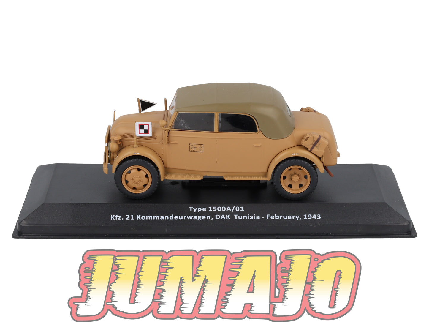 VM13 Voiture 1/43 IXO Altaya Militaires TYPE 1500A /01 Tunisie 1943