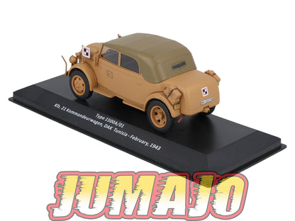 VM13 Voiture 1/43 IXO Altaya Militaires TYPE 1500A /01 Tunisie 1943