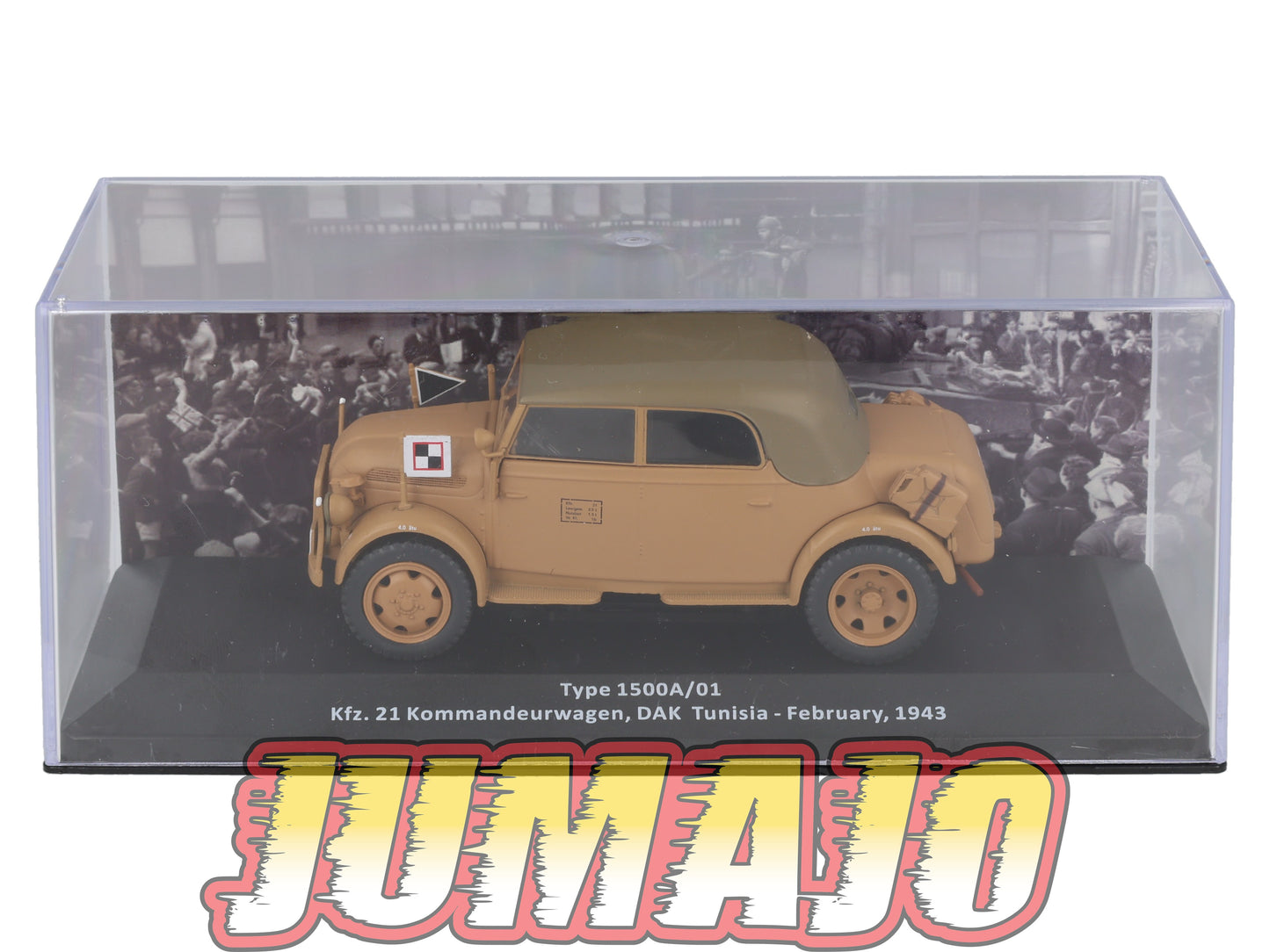 VM13 Voiture 1/43 IXO Altaya Militaires TYPE 1500A /01 Tunisie 1943