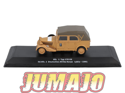VM16 Voiture 1/43 IXO Altaya Militaires KFZ 1 Typ 170 VK Libye 1941