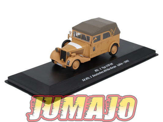 VM16 Voiture 1/43 IXO Altaya Militaires KFZ 1 Typ 170 VK Libye 1941