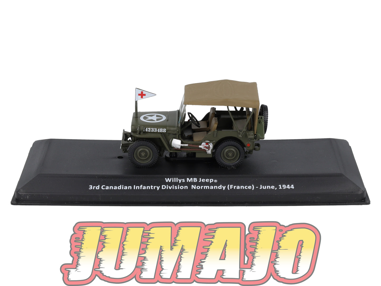 VM17 Voiture 1/43 IXO Altaya Militaire WILLYS MB Jeep France 1944