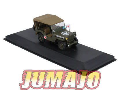VM17 Voiture 1/43 IXO Altaya Militaire WILLYS MB Jeep France 1944