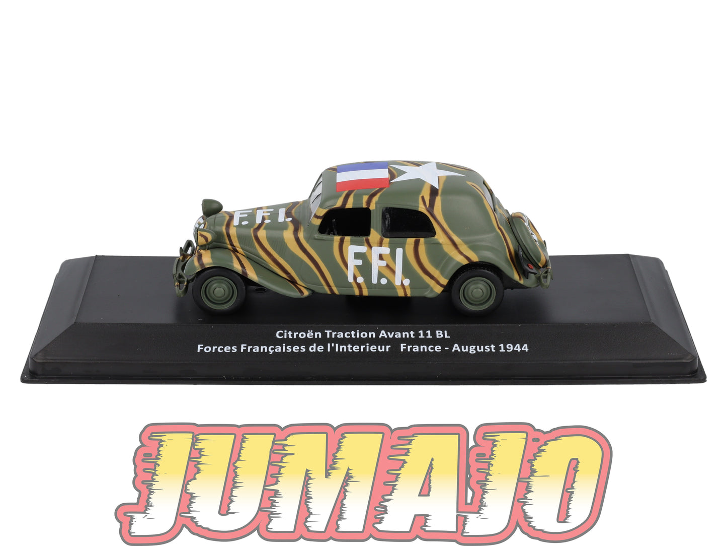VM1 Voitures Militaires 1/43 ALTAYA WW2 : CITROËN TRACTION Avant 11 BL F.F.I. 1944