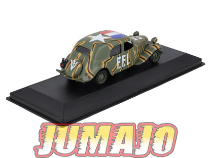 VM1 Voitures Militaires 1/43 ALTAYA WW2 : CITROËN TRACTION Avant 11 BL F.F.I. 1944