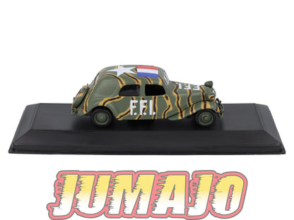 VM1 Voitures Militaires 1/43 ALTAYA WW2 : CITROËN TRACTION Avant 11 BL F.F.I. 1944