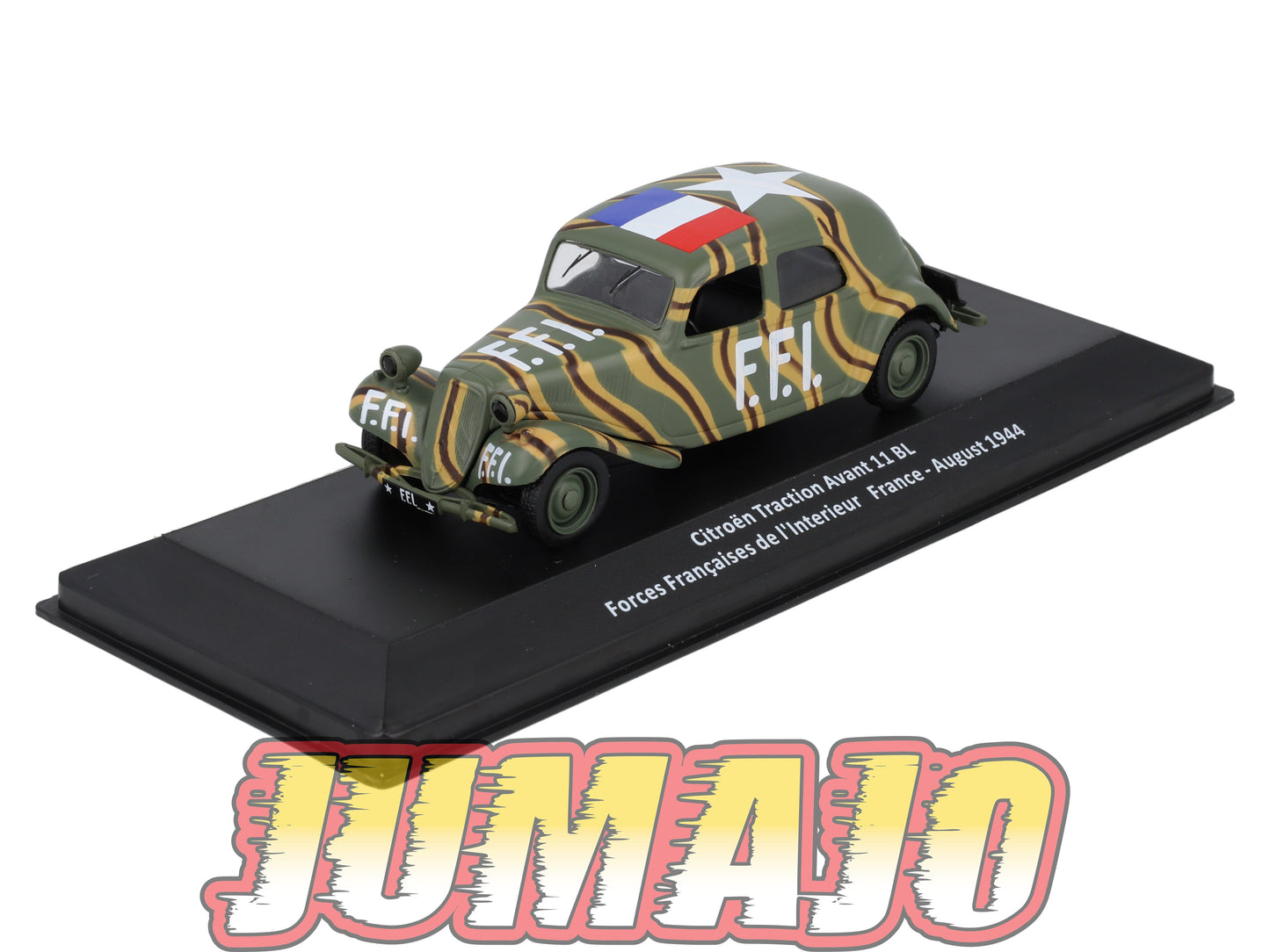 VM1 Voitures Militaires 1/43 ALTAYA WW2 : CITROËN TRACTION Avant 11 BL F.F.I. 1944