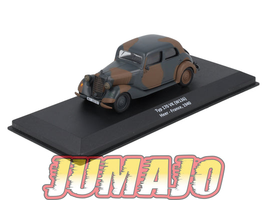 VM22 Voiture 1/43 IXO Altaya Militaires Typ 170 VK W136 France 1940