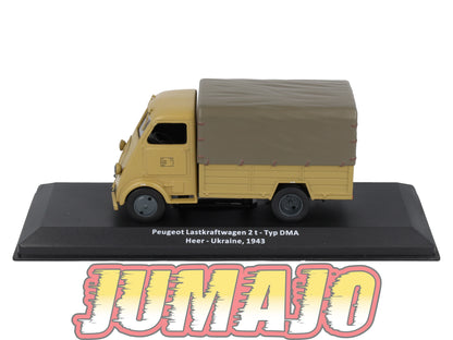 VM23 Voiture 1/43 IXO Altaya Militaires PEUGEOT Lastkraftwagen 2 T Typ DMA Ukraine 1943