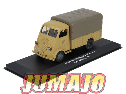 VM23 Voiture 1/43 IXO Altaya Militaires PEUGEOT Lastkraftwagen 2 T Typ DMA Ukraine 1943