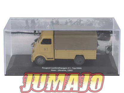 VM23 Voiture 1/43 IXO Altaya Militaires PEUGEOT Lastkraftwagen 2 T Typ DMA Ukraine 1943