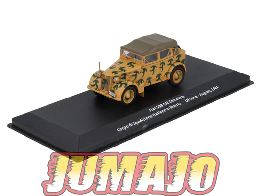 VM25 Voiture 1/43 IXO Altaya Militaires FIAT 508 CM Coloniale Ukraine 1941