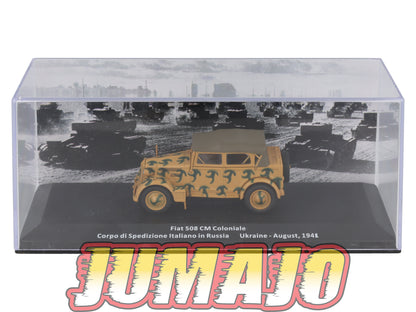 VM25 Voiture 1/43 IXO Altaya Militaire FIAT 508 CM Coloniale Ukraine 1941