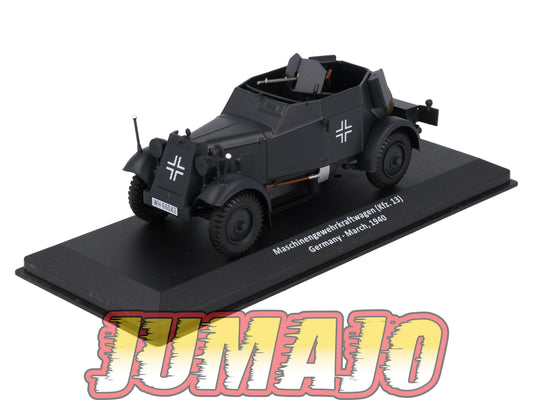 VM31 Voiture 1/43 IXO Altaya Militaires MASCHINENGEWEHRKRAFTWAGEN Kfz.13 Allemagne 1940