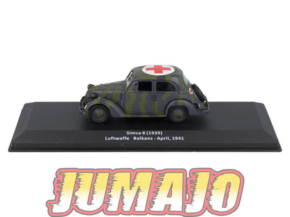 VM32 Voiture 1/43 IXO Altaya Militaire SIMCA 8 Balkans 1941
