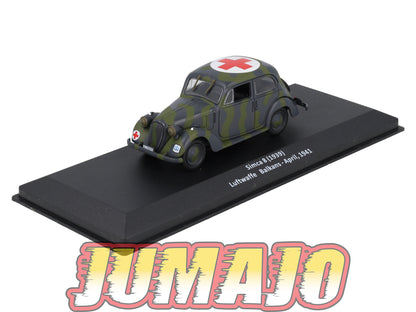 VM32 Voiture 1/43 IXO Altaya Militaire SIMCA 8 Balkans 1941