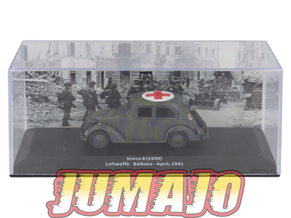 VM32 Voiture 1/43 IXO Altaya Militaire SIMCA 8 Balkans 1941