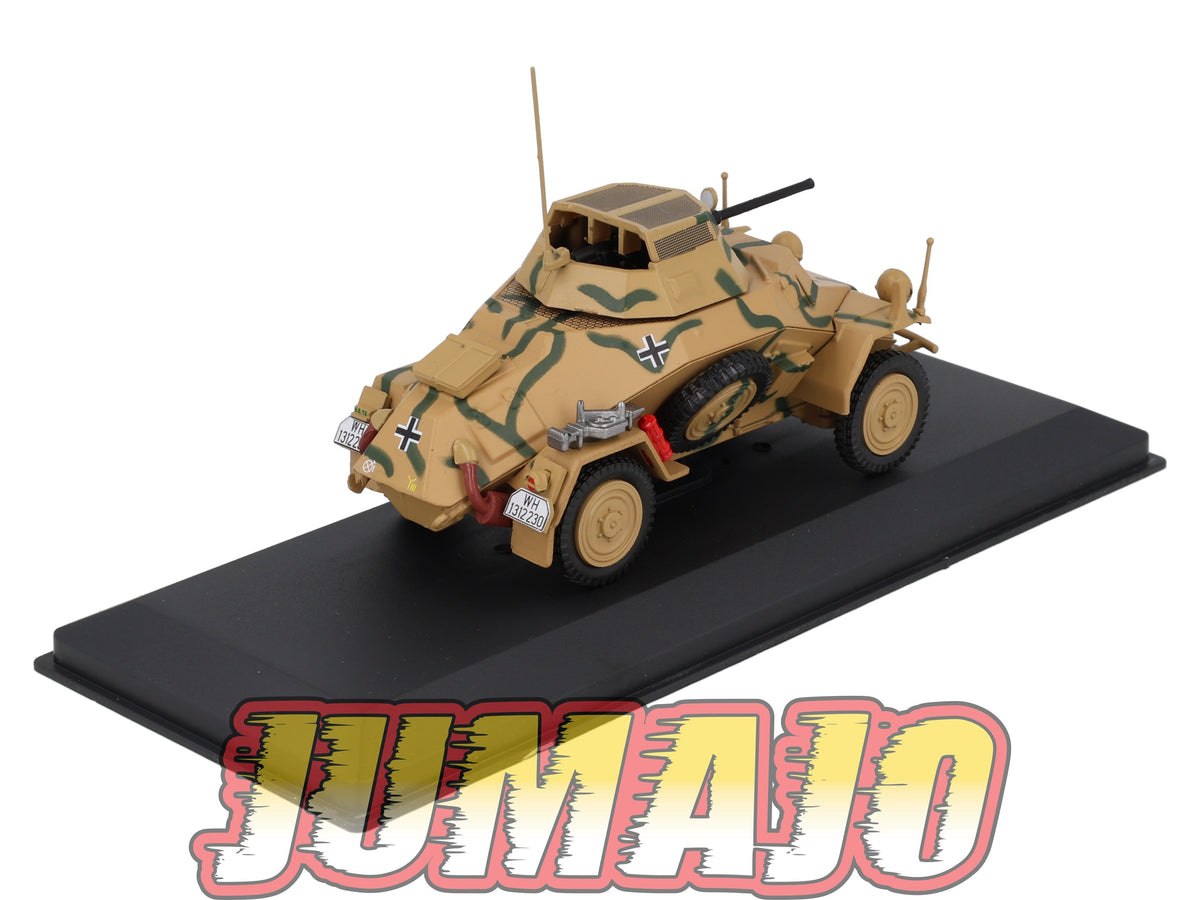 VM34 Voiture 1/43 IXO Altaya Militaire Sd.Kfz.222 10 Panzerdivision Tunisie 1943