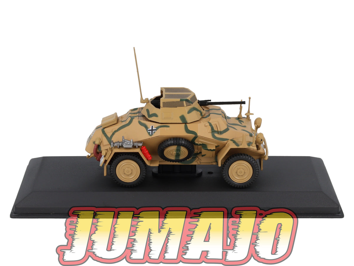 VM34 Voiture 1/43 IXO Altaya Militaire Sd.Kfz.222 10 Panzerdivision Tunisie 1943