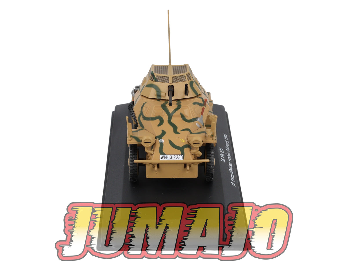 VM34 Voiture 1/43 IXO Altaya Militaire Sd.Kfz.222 10 Panzerdivision Tunisie 1943