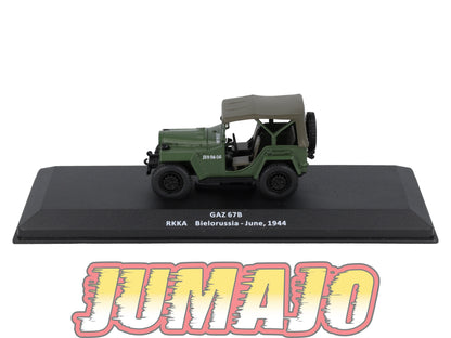 VM35 Voiture 1/43 IXO Altaya Militaires GAZ 67B Bielorussie 1944