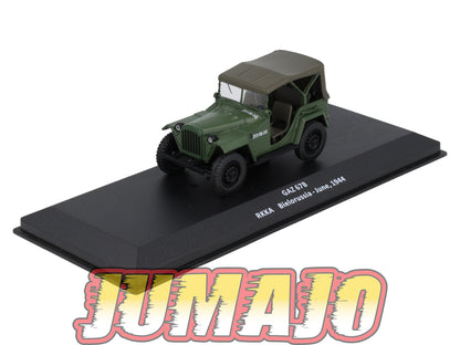 VM35 Voiture 1/43 IXO Altaya Militaires GAZ 67B Bielorussie 1944