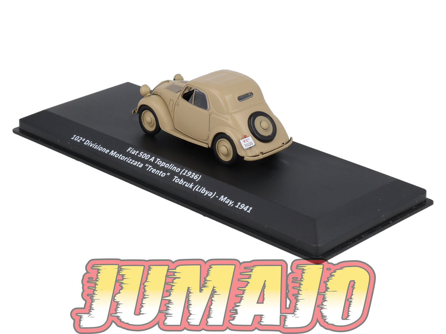 VM37 Voiture 1/43 IXO Altaya Militaires FIAT 500 A Topolino Libye 1941