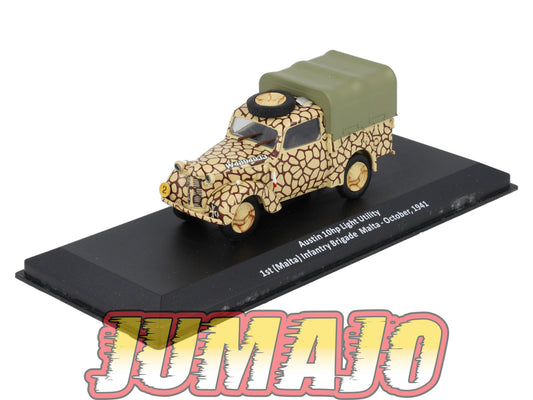 VM38 Voiture 1/43 IXO Altaya Militaires AUSTIN 10HP Light Utility Malte 1941