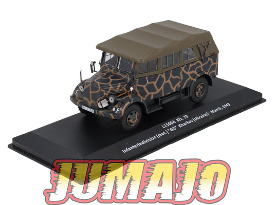 VM39 Voiture 1/43 IXO Altaya Militaires L1500A Kfz.70 Ukraine 1943