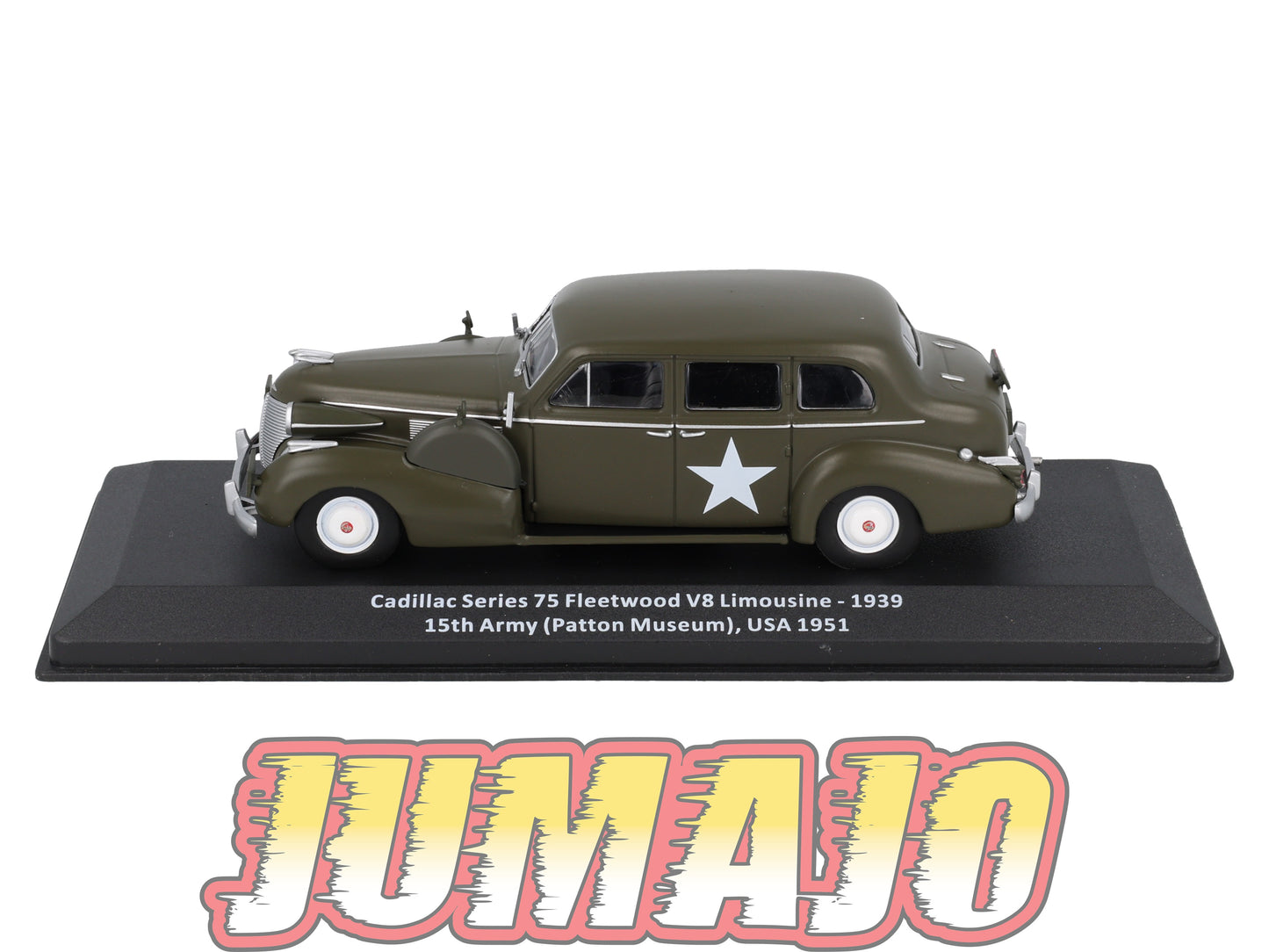 VM3 Voiture 1/43 IXO Altaya Militaire CADILLAC Series 75 Fleetwood V8 Limousine USA 1951