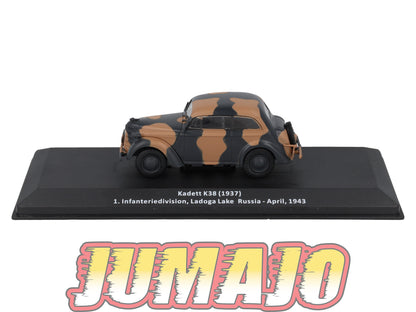 VM42 Voiture 1/43 IXO Altaya Militaires KADETT K38 Russie 1943
