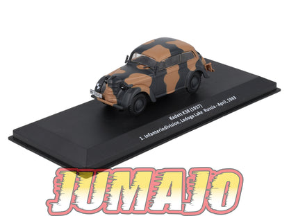 VM42 Voiture 1/43 IXO Altaya Militaires KADETT K38 Russie 1943