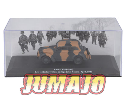 VM42 Voiture 1/43 IXO Altaya Militaires KADETT K38 Russie 1943